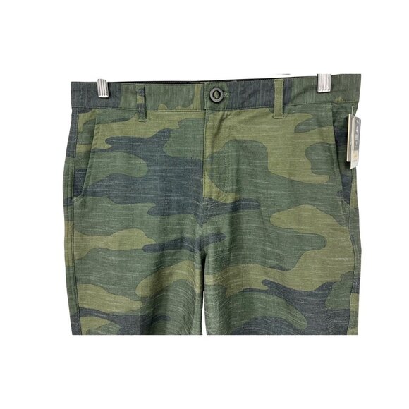 Local Motion Mens Camo Green 4-Way Stretch Performance Board Short 30 NWT New - Picture 2 of 9